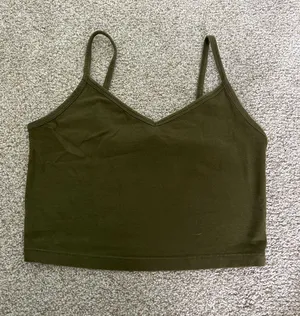 Forever 21 Green Crop Top thumbnail 1