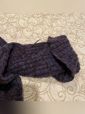 Dressbarn Women’s Knit Cardigan in Blue and Burgundy Size Large thumbnail 5