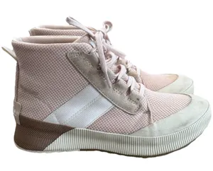 Sorel Out N About III Mid Women's 8.5 Pink White Waterproof Sneaker Boots thumbnail 1