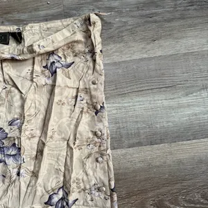 Vintage Express Floral Rayon Maxi Skirt Made in USA thumbnail 6