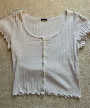 Brandy Melville Top White thumbnail 1