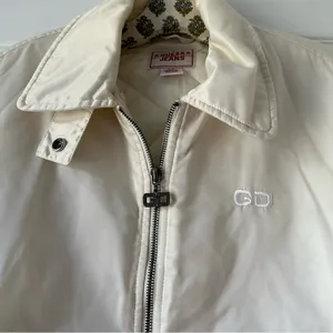 Vintage Guess Jeans Off White Bomber Jacket thumbnail 2