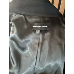 Randy camper black coat jacket wool blend stylish military style size 4 thumbnail 4