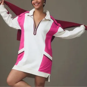 Daily Practice by Anthropologie Sporty Colorblock‎ Twofer Mini Dress Pink thumbnail 1