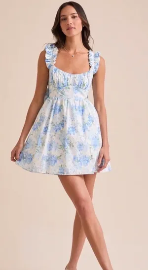 Altar'd State Alexa floral mini dress thumbnail 2