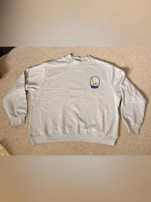 PARKE Limited Edition 3rd Birthday Sweatshirt XXL Gray‎ Oversized Mock Neck thumbnail 2