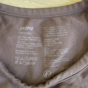 Skims Fits Everybody T-shirt Size XXS in Brown thumbnail 2