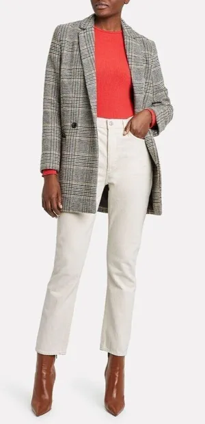 Agolde Jeans Women 26 Winter White Paper Wash Remy High Rise Crop‎ Straight Leg thumbnail 1