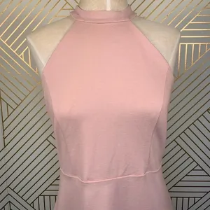 Lulu's Endlessly Alluring Blush Lace‎ Bodycon Dress thumbnail 3