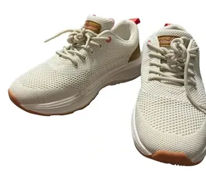👟 OrthoComfoot Women’s Orthotic Walking Shoes White Knit Comfort 6.5–7 ✨ 👟‎ thumbnail 1