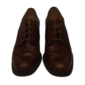 Joan & David Brown leather ankle boots sz 37.5 /7 thumbnail 2