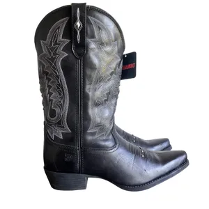 DURANGO NEW Women's Black Crush Antique Studded Western Boot Size 9 #243307 thumbnail 2