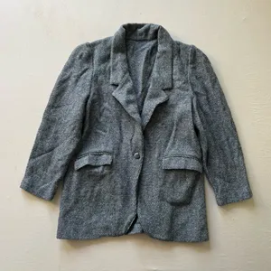 Vintage Finity Tweed Wool Blazer Jacket thumbnail 1