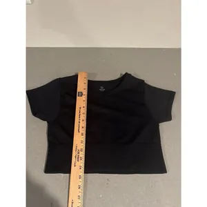 Aerie Offline black seamless croped top Size small‎ thumbnail 2