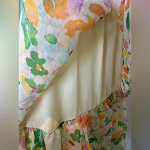 Revolve ASTR the label MidSummer Dress chiffon fabric with tiered hem size M NWT thumbnail 7
