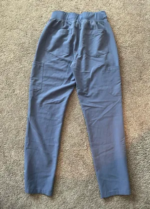 Mandala 9 Pocket Cargo Scrub Pants Blue Size XS thumbnail 2