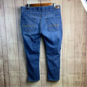 Denizen from Levi's Classic Blue Straight Leg Jeans thumbnail 4