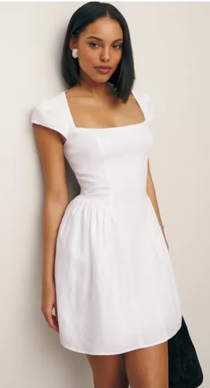 Reformation Oaklyn Linen Dress Size 8 thumbnail 1