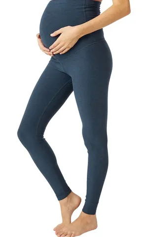 Beyond Yoga Beyond The Bump Maternity Leggings XS Teal High Waist thumbnail 1