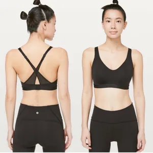 lululemon Up For It Bra‎ Sz 36C in Black thumbnail 2