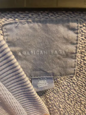 American Eagle Beach Hoodie Blue Oversized thumbnail 3