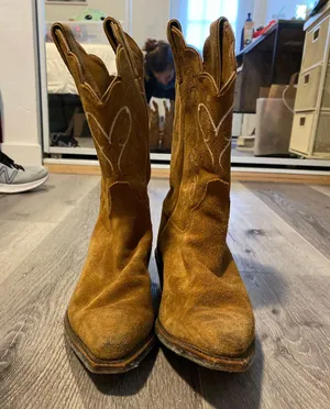 Cowgirl Boots Brown Size 8 thumbnail 3