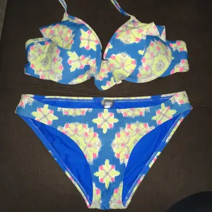 🔵Aerie blue floral bikini swimsuit! Bridget style thumbnail 1