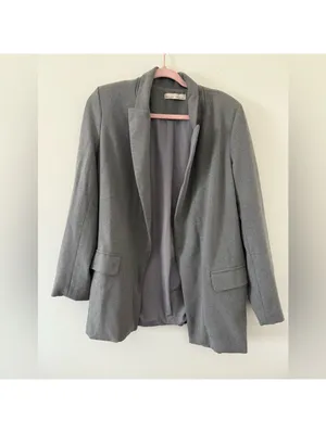Bohme Be Cool Business Preppy Academia Collared Blazer Stripe Accents small thumbnail 3