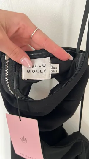 hello molly black dress  thumbnail 4