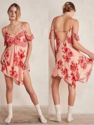 Free People Monday Morning Trapeze Slip Dress Size S thumbnail 2