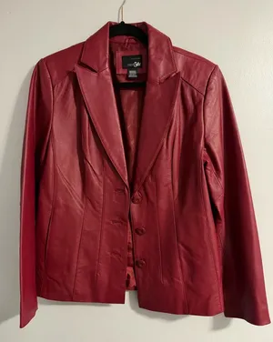 East 5th Rich Burgundy Leather Jacket thumbnail 1
