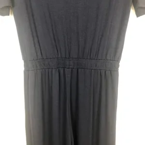 Women's Short Sleeve Blue Jumpsuit Size Medium thumbnail 13