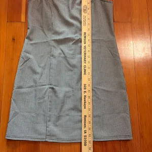 NWT Urban Outfitters Mini‎ Dress Mock Neck Sleeveless Fitted Black White Medium thumbnail 8