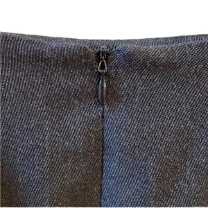 Ralph Lauren 100% Wool Mini Skirt Classic Preppy Style‎ Grey Black 6P thumbnail 4