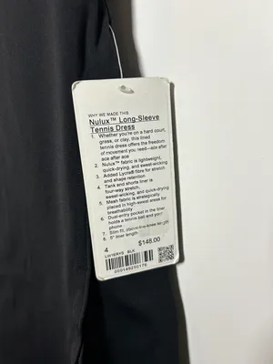 Lululemon size 4 Black Tennis Dress thumbnail 5