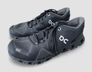 On Cloud X Women’s 11 Black Asphalt Training Running Shoes Sneakers Athletic thumbnail 1