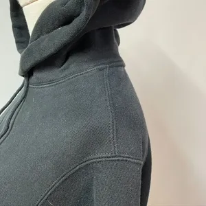 Champion Reverse Weave‎ Fleece Pullover Hoodie Black Womens Size Small Classic thumbnail 8