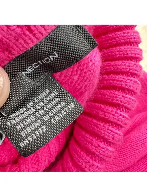 French Connection Puff Sleeve Turtleneck Sweater Pink Size Small Preppy Bold thumbnail 10