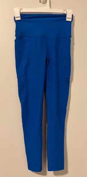 Beyond Yoga Super Soft Blue Leggings with Pockets thumbnail 1