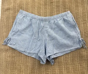 Hollister Blue Striped Shorts  thumbnail 1