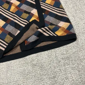 Title Nine Skirt Womens Medium Merino Wool Blend That’s A Wrap Plaid Mini Preppy thumbnail 2