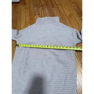 Hatch The Kendall Merino Wool Maternity Long Sleeve Sweater Dress in Oat Melange thumbnail 7