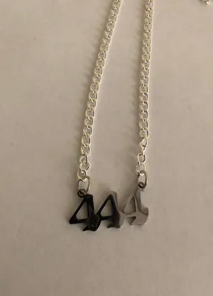 444 Angel Number Necklace thumbnail 2