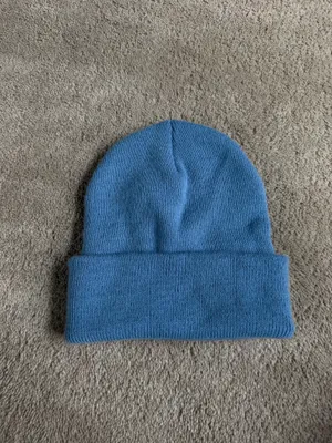 Carhartt Blue Knit Beanie thumbnail 3
