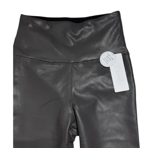 Yogaliscious Women's Lined Faux Leather Legging Sz S New With Tag thumbnail 2
