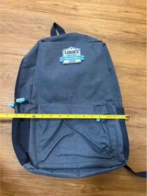 Lowe’s Back End Appreciation 2023 Employee Backpack Blue Gray Logo Work Bag thumbnail 7
