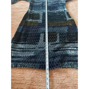 Women Kurta Pakistani Indian Kurti Shirt Dress S velvet silk and silk lining thumbnail 6