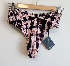Skatie | NWT Cheeky Melly Swimsuit Bikini Bottoms in Dawn Abstract Tie Dye Print thumbnail 1