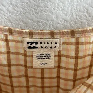 Billabong Women's Cruising Dress Y2K 90s Clueless Check Large thumbnail 6
