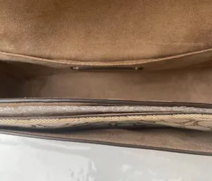 COACH LONNIE Crossbody Khaki Signature Jacquard Chalk Leather C8307 NWT $398 thumbnail 9